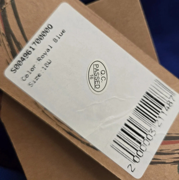 Gorgeous Blue Goddess Dress NWT - Picture 12 of 14